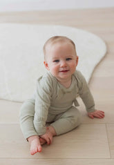 Cutesy Organic Ribbed Suspenders